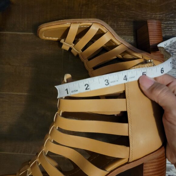 NEW Sofft Stratford Cage Sandals Womens 11 Gladiator Boho Brown Y2K Peep toe - Picture 10 of 10